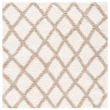 Safavieh Sgd-Dallas Shag 6'-0" x 6'-0" Rug in Ivory / Beige