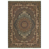 Oriental Weavers Sphinx Masterpiece 5330B Blue / Red Rugs - main flat