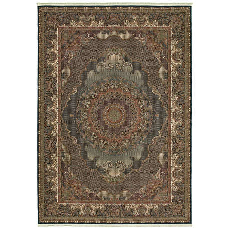 Oriental Weavers Sphinx Masterpiece 5330B Blue / Red Rugs - main flat