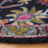 Safavieh Aspen 5'-0" x 5'-0" Rug in Black / Pink