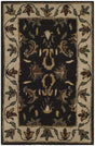 Safavieh Heritage 2'-0" x 3'-0" Rug in Black / Ivory