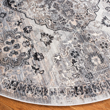 Safavieh Vintage Persian 5'-0" x 5'-0" Rug in Grey