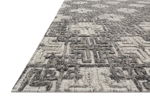 Loloi Ehren Ehr-01 Charcoal / Fog Rugs - rug corner