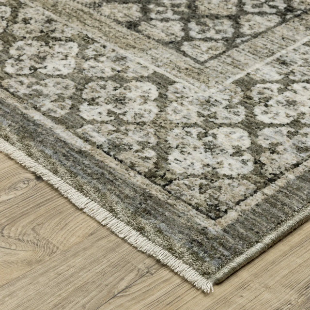 Oriental Weavers Sphinx Chamberlain CH02D Beige Rugs - corner detail