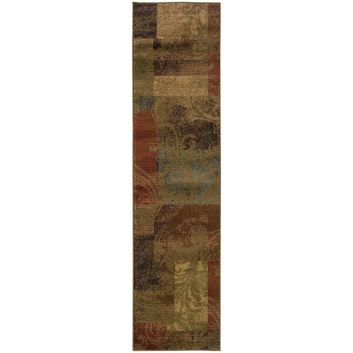 Oriental Weavers Sphinx Hudson 036g1 Green / Red Rugs - runner