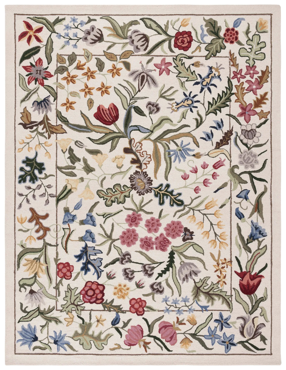 Safavieh Chelsea 10'-0" x 14'-0" Rug in Ivory / Green