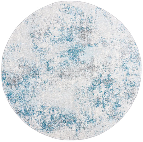 Safavieh Tulum 5'-0" x 5'-0" Rug in Ivory / Blue