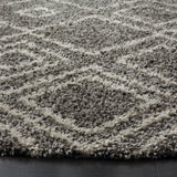 Safavieh Arizona Shag 6'-7" x 6'-7" Rug in Brown / Ivory