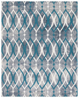 Safavieh Dip Dye 10'-0" x 14'-0" Rug in Grey / Ivory Blue