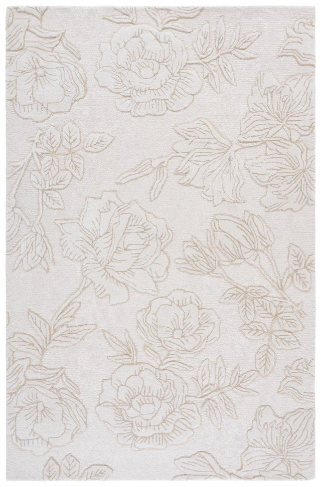 Safavieh Glamour 4'-0" x 6'-0" Rug in Ivory / Beige