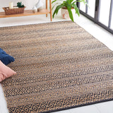 Safavieh Natural Fiber 4'-0" x 6'-0" Rug in Black / Natural