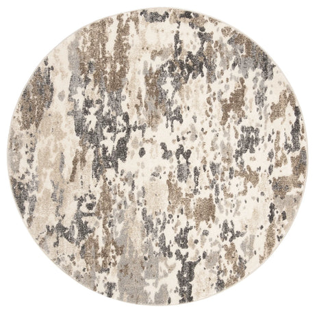 Safavieh Spirit 100 6'-7" x 6'-7" Rug in Taupe / Ivory