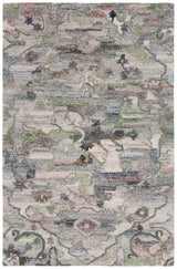 Safavieh Anatolia 4'-0" x 6'-0" Rug in Grey / Green