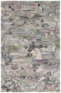 Safavieh Anatolia 4'-0" x 6'-0" Rug in Grey / Green