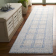 Safavieh Ebony 2'-3" x 9'-0" Rug in Ivory / Blue