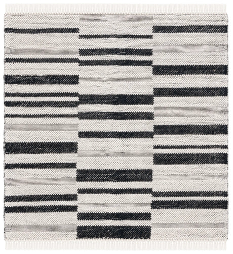 Safavieh Natura 6'-0" x 6'-0" Rug in Ivory / Black