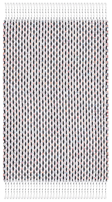 Safavieh Montauk 2'-0" x 3'-0" Rug in Ivory / Black