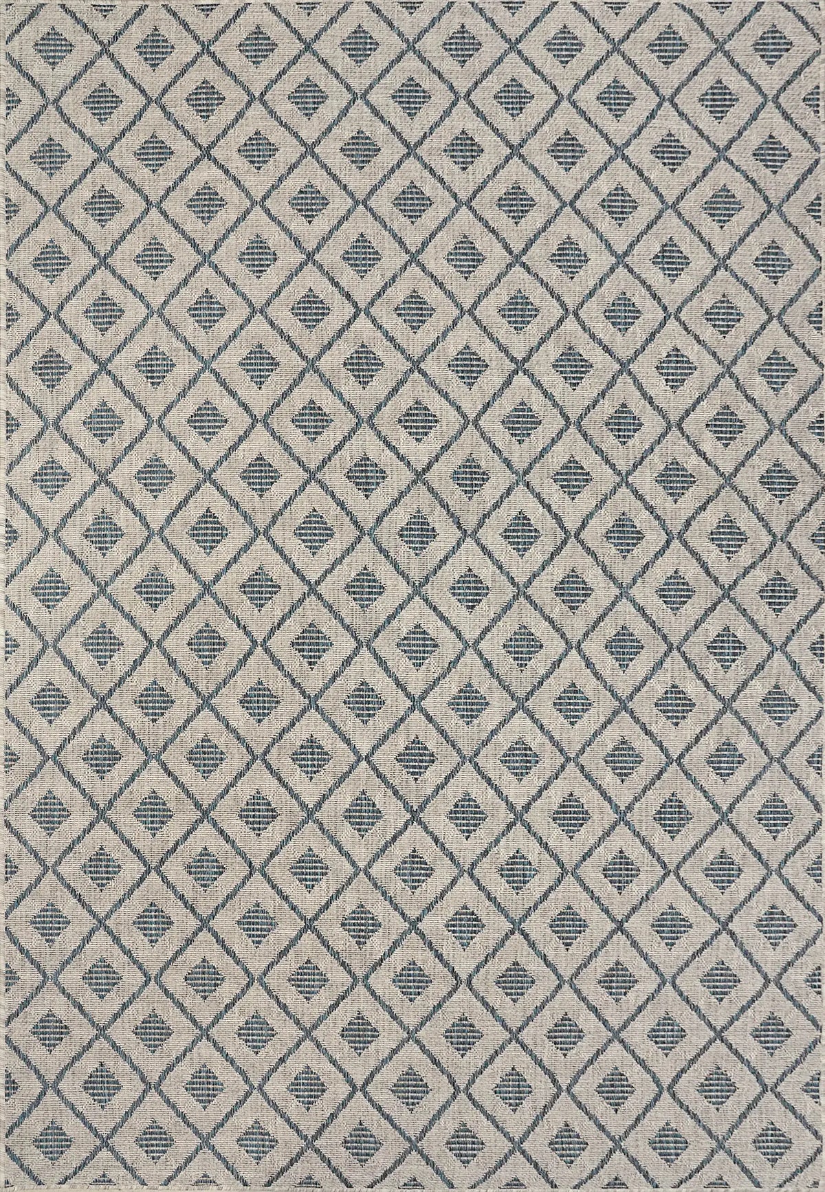 Dynamic Rugs Melissa 4232 Grey/Blue Rug - Rectangular