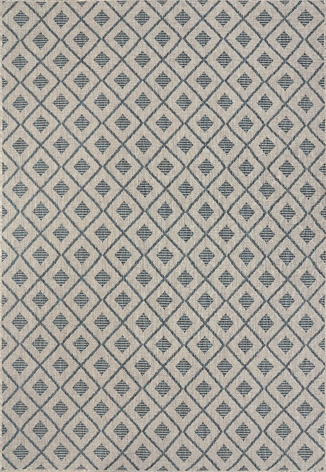 Dynamic Rugs Melissa 4232 Grey/Blue Rug - Rectangular