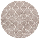 Safavieh Hudson Shag 7'-0" x 7'-0" Rug in Beige / Ivory
