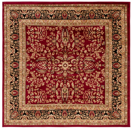 Safavieh Lyndhurst 6'-0" x 6'-0" Rug in Red / Black
