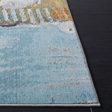 Safavieh Aria 4'-0" x 6'-0" Rug in Ivory / Light Blue