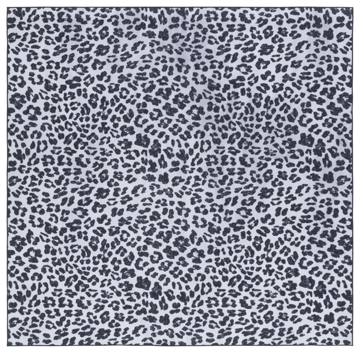 Safavieh Faux Hide 6'-0" x 6'-0" Rug in Ivory / Black