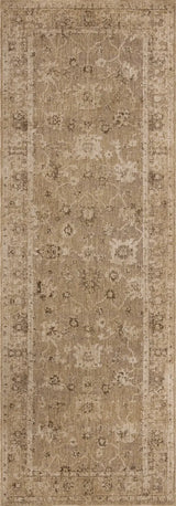 Loloi Willa WIA-02 Taupe / Natural Power Loomed Rug - runner flat