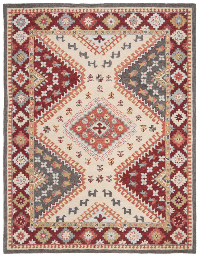 Safavieh Aspen 10'-0" x 14'-0" Rug in Red / Ivory
