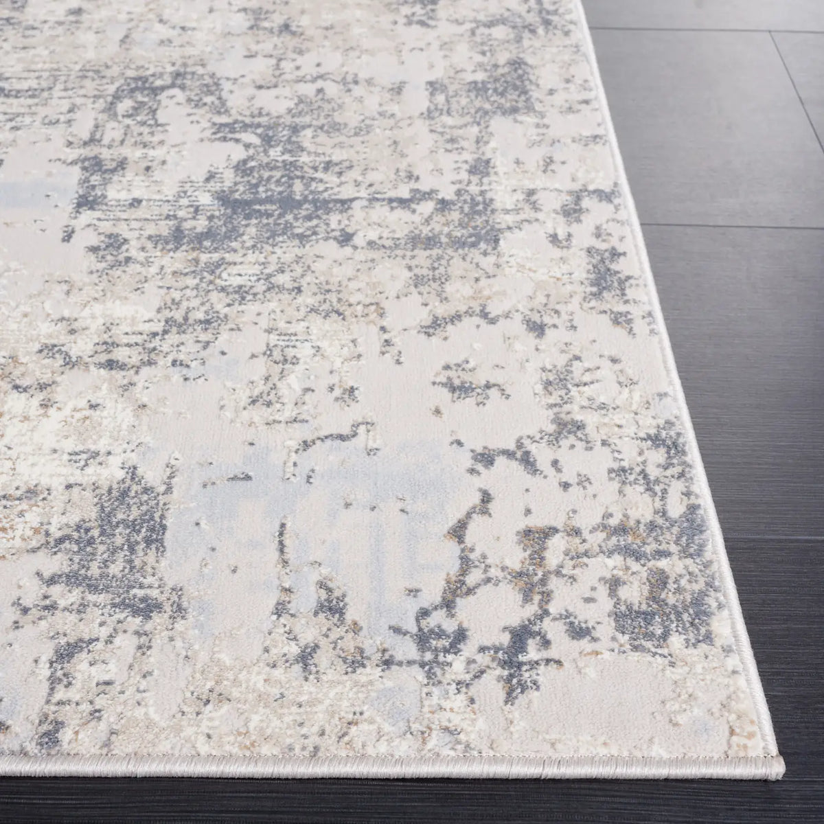 Safavieh Continental 4'-0" x 6'-0" Rug in Light Beige / Dark Grey