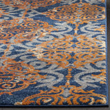 Safavieh Evoke 4'-0" x 6'-0" Rug in Blue / Orange