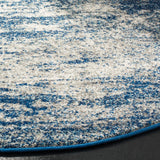Safavieh Evoke 5'-3" x 5'-3" Rug in Navy / Ivory