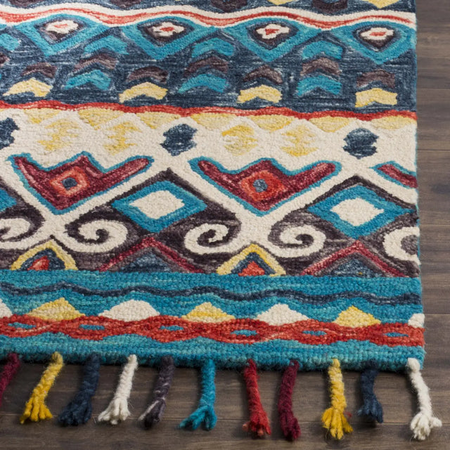 Safavieh Aspen 4'-0" x 6'-0" Rug in Blue / Red