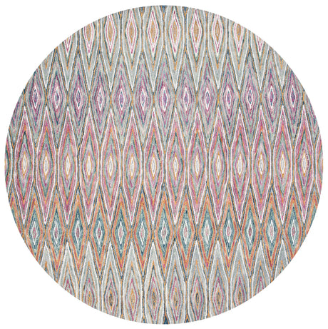 Safavieh Aspen 7'-0" x 7'-0" Rug in Blue / Pink