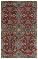 Safavieh Heritage 4'-0" x 6'-0" Rug in Red / Green