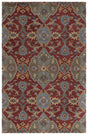 Safavieh Heritage 4'-0" x 6'-0" Rug in Red / Green
