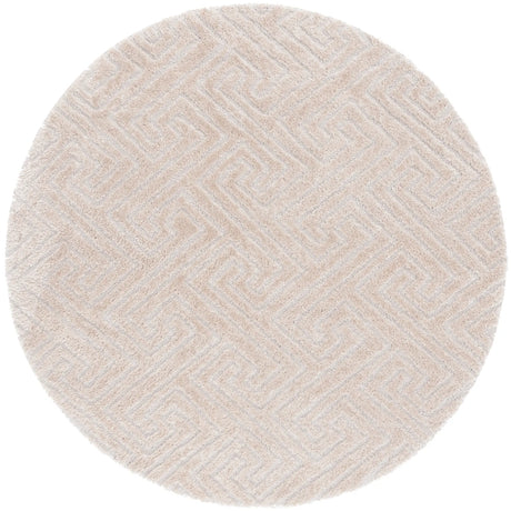 Safavieh Tahoe Shag 6'-7" x 6'-7" Rug in Beige
