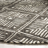 Safavieh Cambridge 6'-0" x 6'-0" Rug in Ivory / Charcoal
