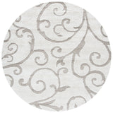 Safavieh Florida Shag 5'-0" x 5'-0" Rug in Ivory / Beige