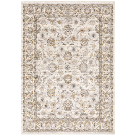 Oriental Weavers Sphinx Maharaja 070W1 Ivory/Grey Rugs - main flat