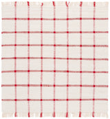 Safavieh Montauk 6'-0" x 6'-0" Rug in Ivory / Red