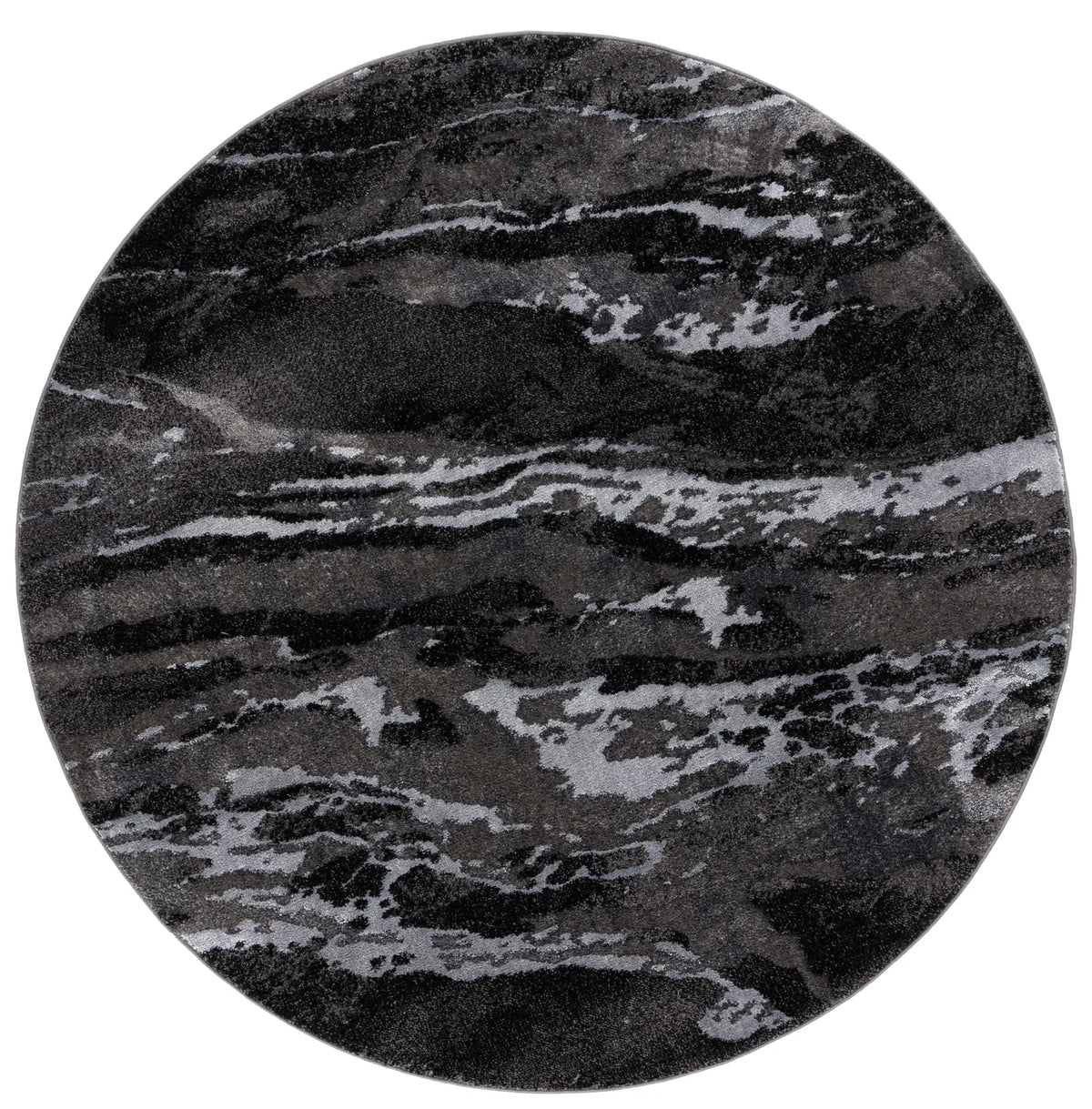 Safavieh Pacific 6'-7" x 6'-7" Rug in Grey / Black