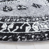 Safavieh Vintage Hamadan 6'-7" x 6'-7" Rug in Grey / Black