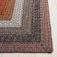 Safavieh Braided 3'-0" x 5'-0" Rug in Brown / Rust