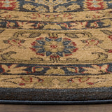 Safavieh Mahal 5'-1" x 5'-1" Rug in Navy / Natural