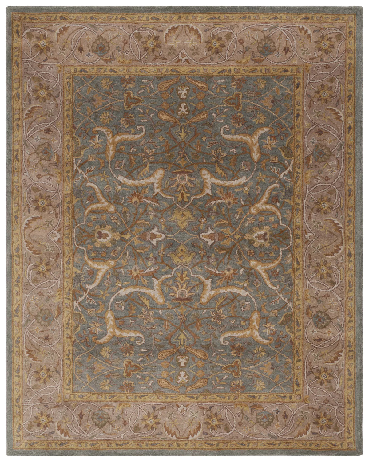 Safavieh Heritage 9'-6" x 13'-6" Rug in Blue / Beige