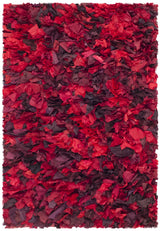 Safavieh Rio Shag 2'-6" x 4'-0" Rug in Red / Multi