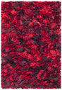 Safavieh Rio Shag 2'-6" x 4'-0" Rug in Red / Multi