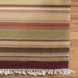 Safavieh Striped Kilim 5'-0" x 8'-0" Rug in Red
