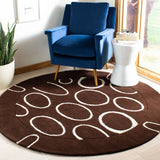 Safavieh Soho 6'-0" x 6'-0" Rug in Brown / Ivory